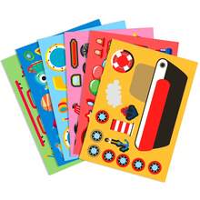 Nhãn dán học tập cảm xúc thuyền - 6 miếng đổi mặt biển có thể tái sử dụng, đồ chơi cảm giác an toàn dưới nước, hoạt động rèn luyện kỹ năng vận động tinh cho trẻ mẫu giáo - Nhiều màu - Xem 3