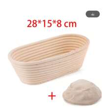 LEAZZLE Gärkorb Set,Verbesserte 22cm Runde,26cm Oval Silikon Banneton