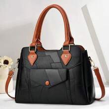 Women Top Handle Bags - 卡其 - 查看 1