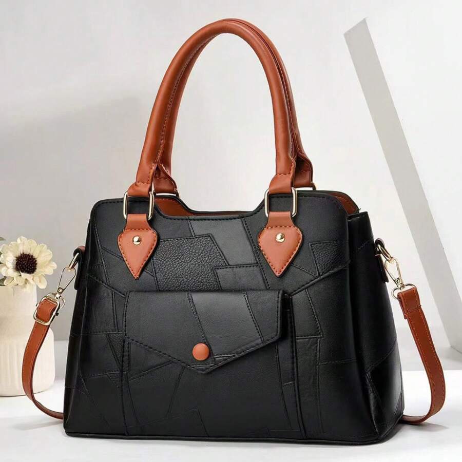 Women Top Handle Bags - 卡其 - 查看 1