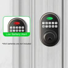 EUUKAIHG Keyless Entry Door Lock, One-Touch Lock/Unlock, Deadbolt Lock With Keypad And Key, Auto Lock For Door