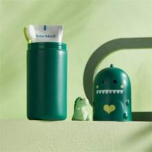 Hộp đựng bàn chải đánh răng du lịch hình khủng long - Có cốc và ngăn đựng kem đánh răng, màu xanh nhạt/xanh lá cây, hộp đựng đồ dùng phòng tắm nhỏ gọn, tay cầm tiện lợi, chất liệu nhựa ít gây kích ứng - Phù hợp cho thanh thiếu niên và người lớn - Quà tặng du lịch nha khoa dễ thương, hộp đựng đồ bền chắc. - Nhiều màu - Xem 6