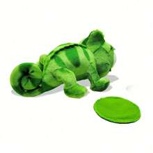 Disney 1 pieza Muñeco de peluche de 15cm del camaleón Pascal, juguete de anime con base magnética (estilos aleatorios)