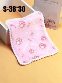 1pc Pet Bath Towel Mat, Quick Drying, Absorbent, Non-Shedding, Thick, Microfiber Cat Dog Pet Towel