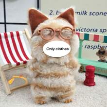 New 15-17cm LABUBU 1st/2nd/3rd Generation LABUBU Doll Clothes Set, Jumpsuit, T-Shirt, Pants, Hat, Cute Outfit For LABUBU Doll, Party & Gathering Costume (Clothes Only, No Shoes) - Multicolor - View 3