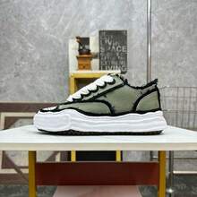 2025新款MMY经典防滑耐磨轻便低帮板鞋校园恋人绿 - 軍綠色 - 查看 3