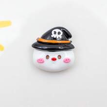 Set de 5 imanes de refrigerador para decoración de cocina de la serie de Halloween con calabaza y calavera