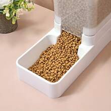 2pcs Multi-Color Automatic Cat Feeder And Water Dispenser Set, Pet Feeding And Drinking Station, 1.0 Gallon Capacity Gravity Food Dispenser, Reusable Filter, Plastic Material For Cats And Dogs, No Battery Required - Multicolor - View 6