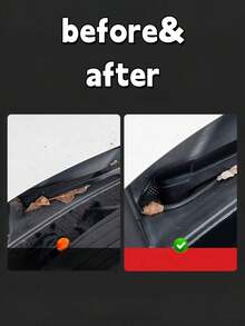 1 pieza Cubierta protectora para el orificio del limpiaparabrisas del coche - Tapa antipolvo para las escobillas del limpiaparabrisas, protección contra hojas