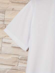 A High-Quality Printed T-Shirt, Men's Summer Clothing.Funny Cartoon Potato & French Fries Graphic Black Cotton T-Shirt