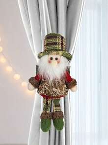 圣诞装饰新款窗帘扣老人雪人麋鹿家居装饰橱窗商场酒店装饰圣诞装饰圣诞装饰品房间装饰家居装饰墙面装饰 - 多色 - 查看 7