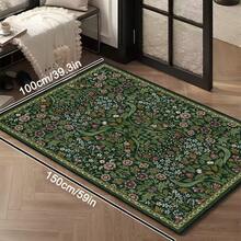 1pc Luxurious Floral Bohemian Area Rug, European And American Minimalist Classical Botanical Elements Rectangle Plush Soft Washable Area Rug, Suitable For Outdoor, Entryway, Living Room, Bedroom, Laundry Room, Bathroom, Game Room, All Season Large Size Wall-To-Wall Home Decor Carpet - Multicolor - View 14