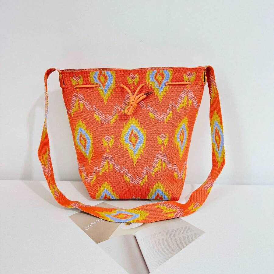 Women Shoulder Bags - 橘色 - 查看 1