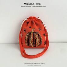 Women Tote Bags - 橘色南瓜 - 查看 1