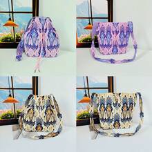 Women Shoulder Bags - 藍紅 - 查看 5