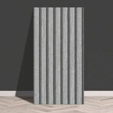 6 件 3D 木板墙板撕下粘贴，仿木壁纸，自粘 PVC 木板可拆卸防水覆盖物，用于室内墙面装饰客厅墙纸墙贴房间装饰 - 彩色 - 查看 2