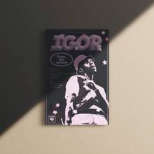 1 Pc Canvas Painting,IGOR, Creator, Album, Poster, Columbia,Wood Framed Painting (1) Thickness 2.5 Cm/ 1 Inch-Home Decoration For All Occasions,Ideal New Year, Valentine's Day,Thanksgiving,Easter,Christmas Gift,Room Decoration Aesthetic,Wall Decoration Art,Perfect Gift,Autumn And Winter Wall Decoration,Living Room Decoration, Bedroom Decoration, Kitchen Decoration, Entry Decoration, Bathroom Decoration, Direct Wall Painting, High Quality Wall Painting Poster,Modern Home Decoration Stretched And Framed Ready To Hang - 黑色 - 查看 5