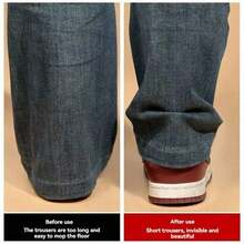 5 件透明裤腿夹，无缝裤脚固定器，防止裤子拖地 - 彩色 - 查看 2