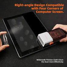 Laptop Screen Keyboard Cleaner Kit, All In 1 Electronics Cleaning Tool For MacBook IPad  Pro Cell Phone, Brush Tool For Tablet, Computer, PC Monitor,TV Camera Lens With Patent, Brown,9600828 - Brown - View 11