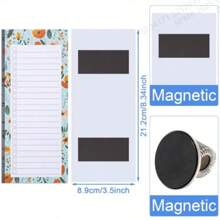 100张可撕页，磁性购物清单，磁性便签，磁性冰箱笔筒，创意，时尚，美观，返校用品，日用品，家庭消耗品 - 彩色 - 查看 8