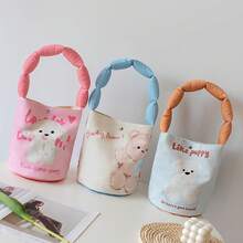 Women Top Handle Bags - Light Blue - View 3