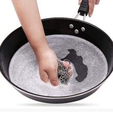 2pcs Stainless Steel Pot Cleaning Brush, Steel Wire Dish Brush, Pot Brush, Kitchen Supplies, Stainless Steel Pot Cleaning Net, Pot Cleaning Net, Metal Round Ring Net, Cleaning Pot Brush Net, Suitable For Various Steamers, Pots, Woks, Sinks - Multicolor - View 4