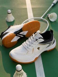 2025 neue Badminton-Schuhe für Herren, weiche Sohle, atmungsaktiv, stoßabsorbierend, verschleißfest, rutschfest, Sportschuhe für Wettkämpfe und Training