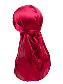 4 件男士仿丝长尾海盗帽，缎面 Durag 头巾，适合日常和运动使用海盗帽海盗服装 - 彩色 - 查看 8