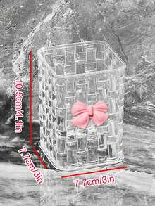 1/2 szt. Uroczy uchwyt na długopisy w kształcie kokardy - organizer na biurko na pędzle do makijażu i artykuły biurowe, eleganckie przechowywanie pędzli do makijażu, idealne do kreatywnych projektów dekoracyjnych dla dziewcząt, studentek i dziewcząt, na wakacje, plażę, kolekcję łazienkową, kolekcję sypialni, dużą torbę, wystrój pokoju, torby, kosmetyczki, toaletkę, podróż, kosmetyczkę, niezbędne rzeczy w podróży, organizer, przechowywanie, niezbędne rzeczy w podróży, organizer do makijażu, kosmetyczki, organizer do makijażu, organizer, kosmetyczka, organizer na biurko, kosmetyczka, kosmetyczka, organizer do makijażu, akcesoria toaletowe, kosmetyczka, kosmetyczki, pudełko na biżuterię, saszetka, uchwyt na pędzle do makijażu, uchwyt na pędzle, organizer na perfumy, saszetka