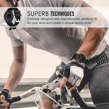 Silicone Strap For S3, Compatible With Galaxy Watch 3 45mm Strap/Galaxy Watch 46mm/Gear S3 Frontier, 22mm Men's Smart Watch Silicone Quick Release Strap