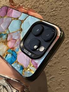 Gemstone Phone Case Suitable For 16, 15, 14, 13, 12, 11, PRO MAX, As Well As X, XS, PLUS, Galaxy S22/23/24 Ultra/FE+ - 彩色 - 查看 4