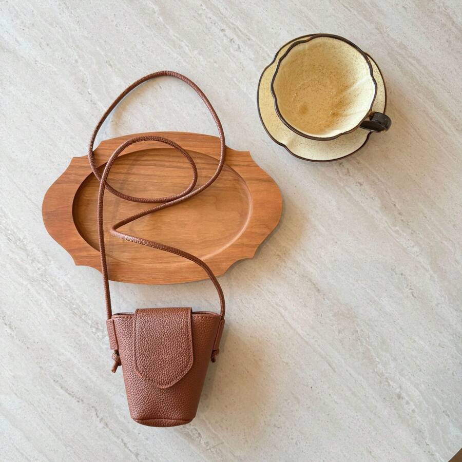 Women Crossbody - 棕色 - 查看 1