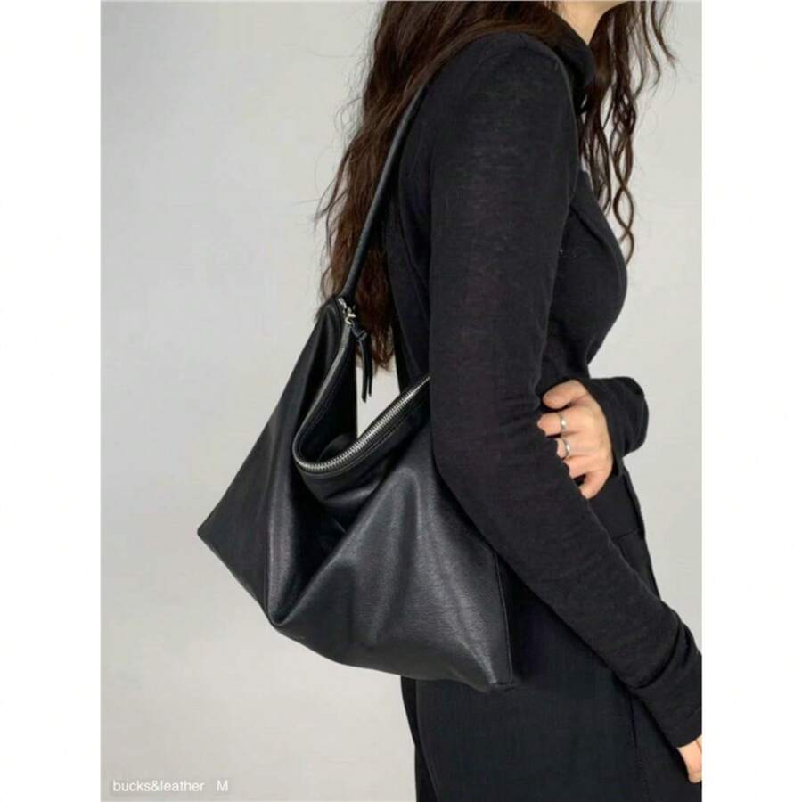 Women Shoulder Bags - 巧克力棕色-小號 - 查看 1