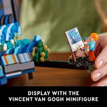 LEGO Ideas Vincent Van Gogh 星夜 - 成人拼搭套装，适合 18 岁以上人士 - 精美细致的家居墙壁艺术装饰 - 男女皆宜的礼物 - 21333