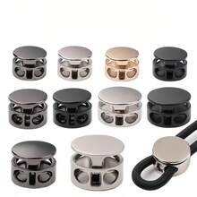 5件/10件可调节金属弹簧按扣 - 圆形绳扣，适用于夹克/连帽衫/裤子 - 彩色 - 查看 13