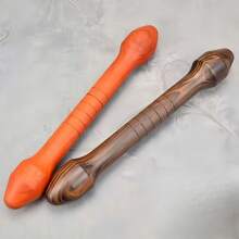 纯天然木质按摩棒一件套 - 用于放松、缓解疲劳、放松足部经络的多功能木质工具、穴位按摩器工具、穴位按摩器、自我按摩工具释放工具和深层肌肉按摩棒 - 彩色 - 查看 3