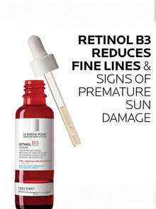 Suero facial de niacinamida para todo tipo de piel Larroche Posay MelaB3 Serum Antimanchas 30ml Cuidado antiedad antiarrugas con ácido hialurónico para pieles sensibles Repara la piel, hidrata y mejora la opacidad. - Rojo - Ver 2