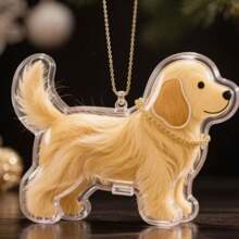Customized Pet Pendant, Small Dog & Cat Hair Storage Capsule Transparent Keychain, Memorabilia Back To School Gifts Ornamental,Engraved Stylish,Fashion,Colorful,Vintage,Cute,Contracted,Cuties Custom,Unique,Customized,Personalized Pet For Anniversaries,For Birthdays