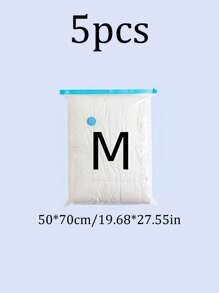 1/3/5/8/9pcs Transparent Vacuum Compression Bags, Foldable Travel Storage Bags, Extra Large/Large/Medium/Small Sizes, Multi-Pack Vacuum Compression Bags, High Capacity, Dust-Proof, Space-Saving, Suitable For Storing Seasonal Clothes, Quilts, Blankets, Shirts, Travel Accessories, Jackets, Ideal For Travel, Home Organization, Closet, Travel Essentials, College Dorm Necessities, Back To School Multipurpose