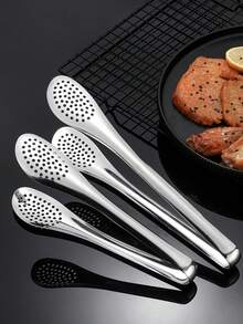 1-częściowy klips do żywności ze stali nierdzewnej, wielokrotnego użytku, do grillowania, podawania, serwowania, przyrządzania makaronów i sałatek, grillowania steków. Idealny na imprezy, catering, przyjęcia, wesela itp.