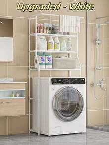 1pc Bathroom Over Toilet Storage Rack, Multi-Layer Standing Cabinet For Toilet, Laundry Room, Stylish Organizer - Multicolor - View 2