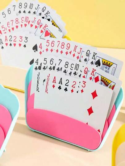 1Pc,Playing Cards Accessories Holder, Non-Slip & Durable Support Stand, Hands-Free Single-Handed Operation