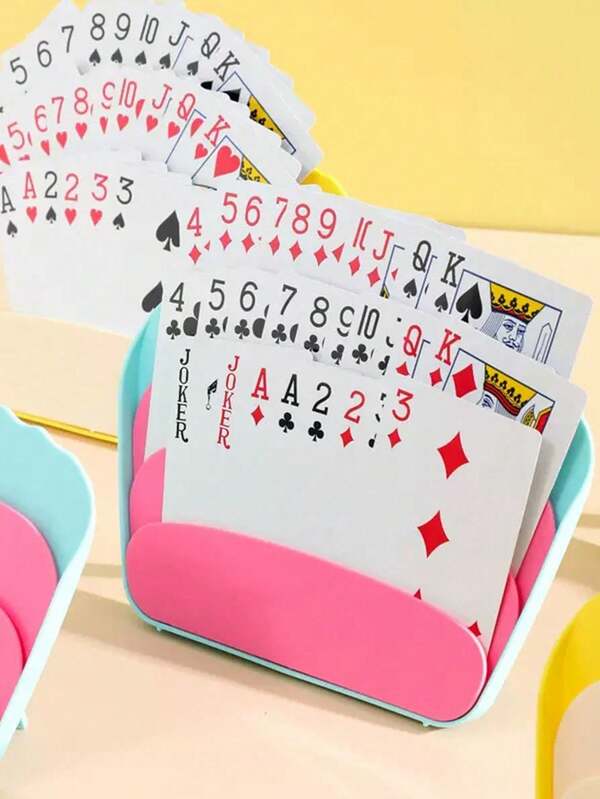 1Pc,Playing Cards Accessories Holder, Non-Slip & Durable Support Stand, Hands-Free Single-Handed Operation