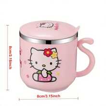 Sanrio Sanrio Hello Kitty Insulated Stainless Steel Coffee Mug - Durable, Cute, 9.47 Oz Travel Tumbler For Office Or Outdoor Use