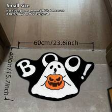Thảm tắm họa tiết bí ngô và ma Halloween, lông ngắn, trang trí nhà trong nhà, chủ đề Halloween, thảm chống trượt thích hợp cho trang trí phòng tắm hoặc phòng ngủ, trang trí và phụ kiện phòng tắm, thích hợp cho trang trí lối vào nhà, tiệc Halloween, phòng ngủ, cửa ra vào, phòng tắm, thảm nhà bếp - Nhiều màu - Xem 14