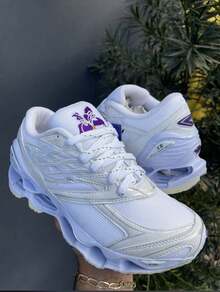 Lotus Flower Sneakers White Cream 's Women's Casual Gym - HOA SEN TRẮNG - Xem 5