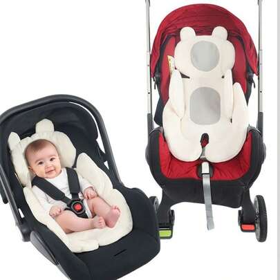 1 件超柔软婴儿车座椅垫，适合婴儿高脚椅、婴儿背带，四季皆宜