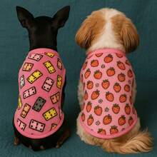 Pet Clothing Kit 2 Warm And Fluffy Winter Sweaters For Female Dogs And Cats - Màu Hồng baby - Xem 5