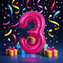 40 Inch Magenta Color Number Balloons, Large Foil Polyester Balloons For Birthday Party Decorations, Suitable For Birthday Theme Parties And Events, Anniversary Celebrations, Graduation Ceremonies, Valentine's Day, Baby Showers, Home Decor Room Background Decorations - Hot Pink - View 17