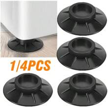 4pcs Shock-Absorbing Silicone Leg Pads, Anti-Slip Quiet Leveling Pads For Washing Machine Support Damper Stands
